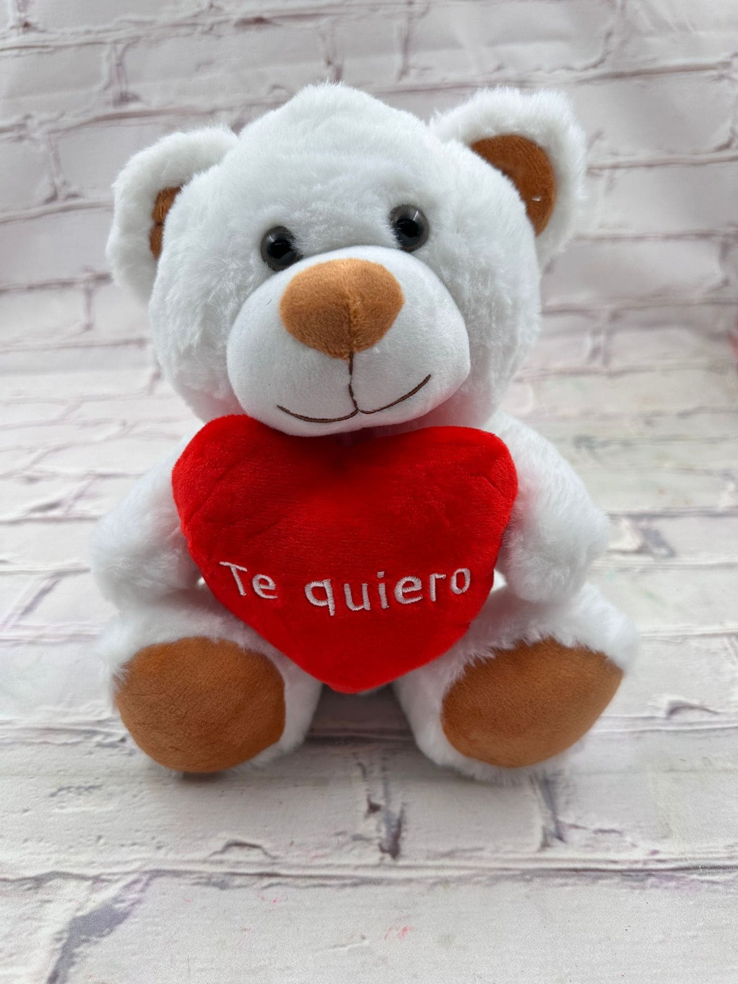 Peluche Oso Blanco Te Quiero