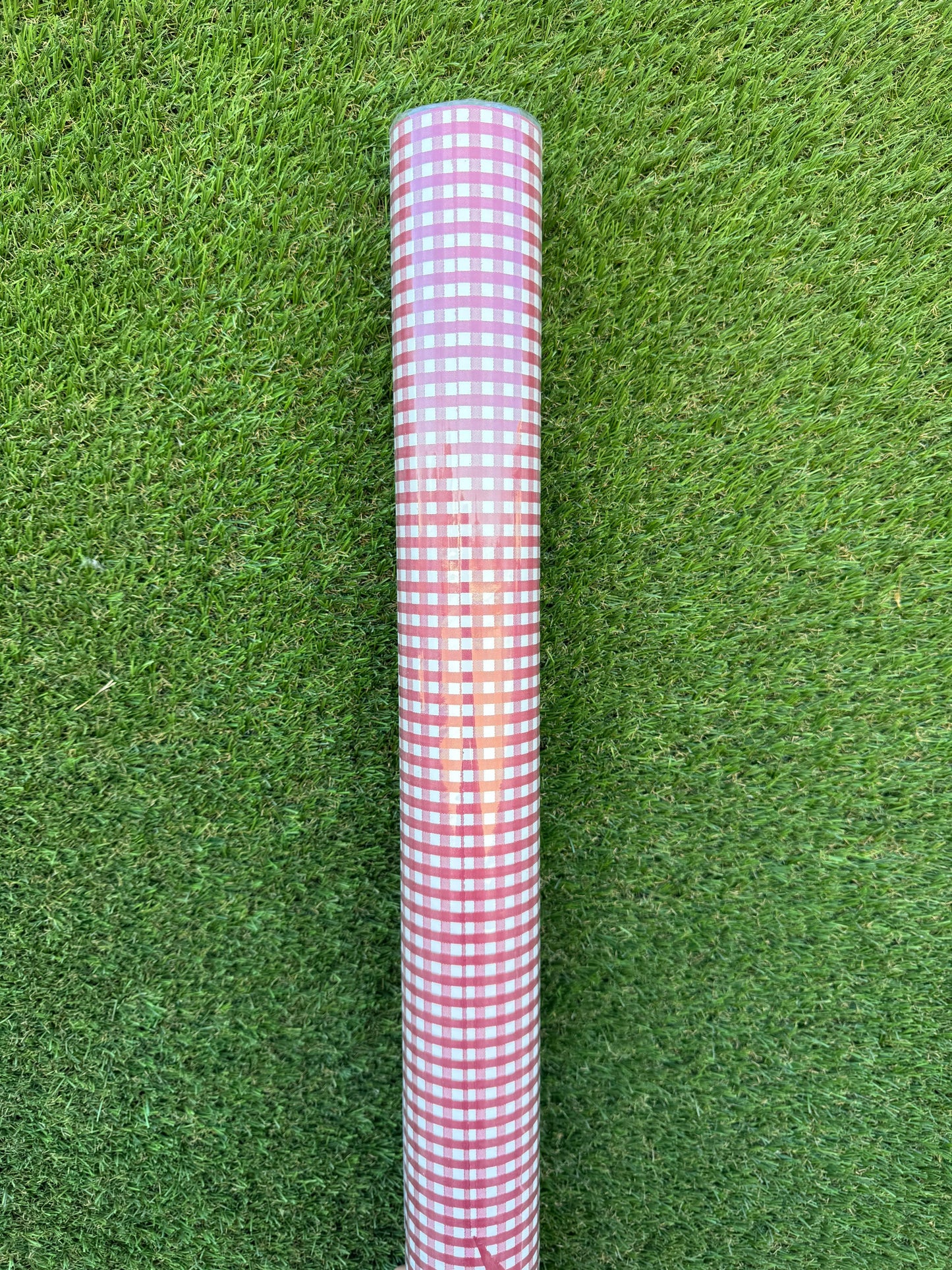 Rollo Perlato Doble Cara Vichy Burdeo 70cmx50m