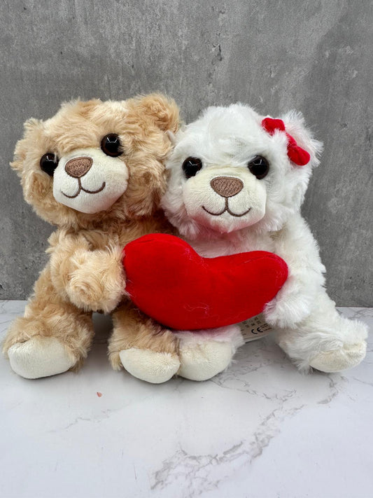 Peluche Pareja Osos 2 Colores