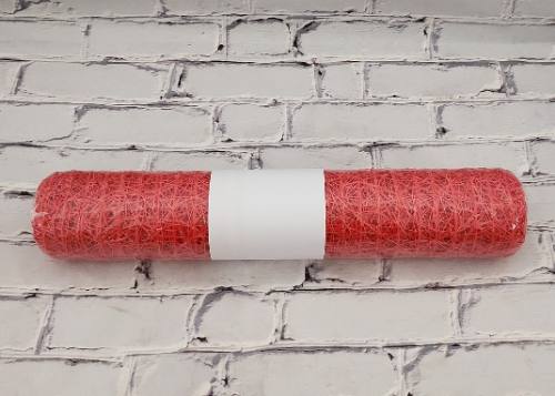 Sisal Mesh Rojo 53cmx9,15m