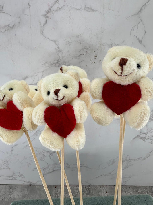 Pack 6 Pick Teddy Bear