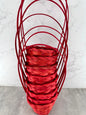 Pack 8 Cestas Roja 13x9cm
