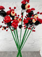 Pick Mariquita Madera Roja 50cm