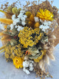 Bouquet Seco Redondo Amarillo (Según Flor Disp.)