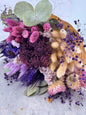 Bouquet Seco Redondo Morado (Según Flor Disp.)