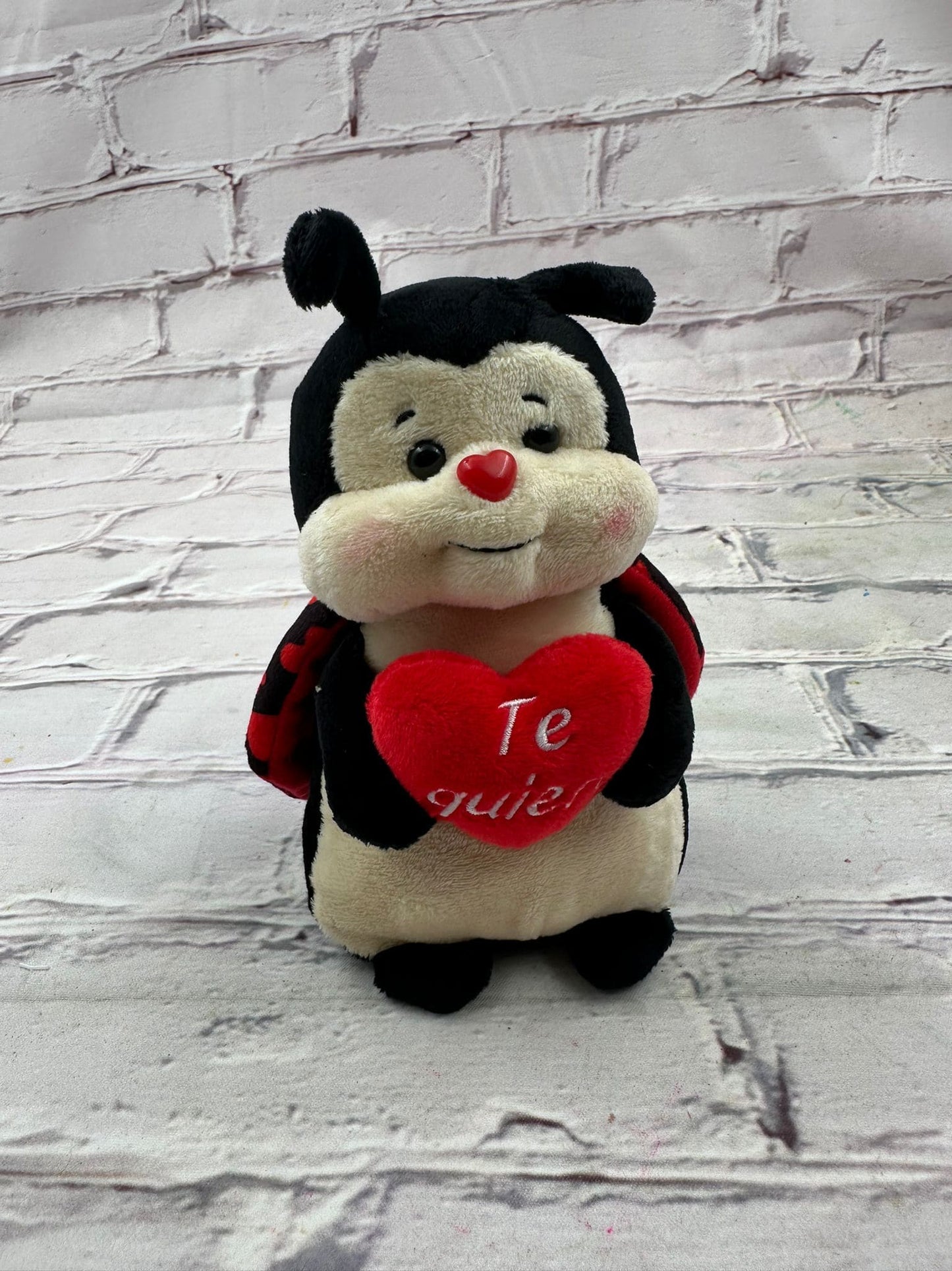 Peluche Mariquita Corazón Te Quiero