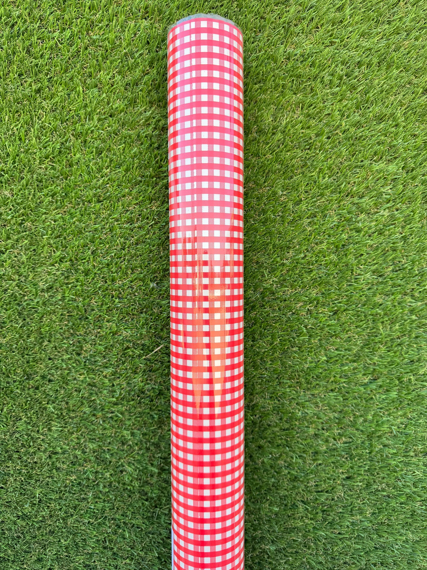 Rollo Perlato Doble Cara Vichy Rojo 70cmx50m