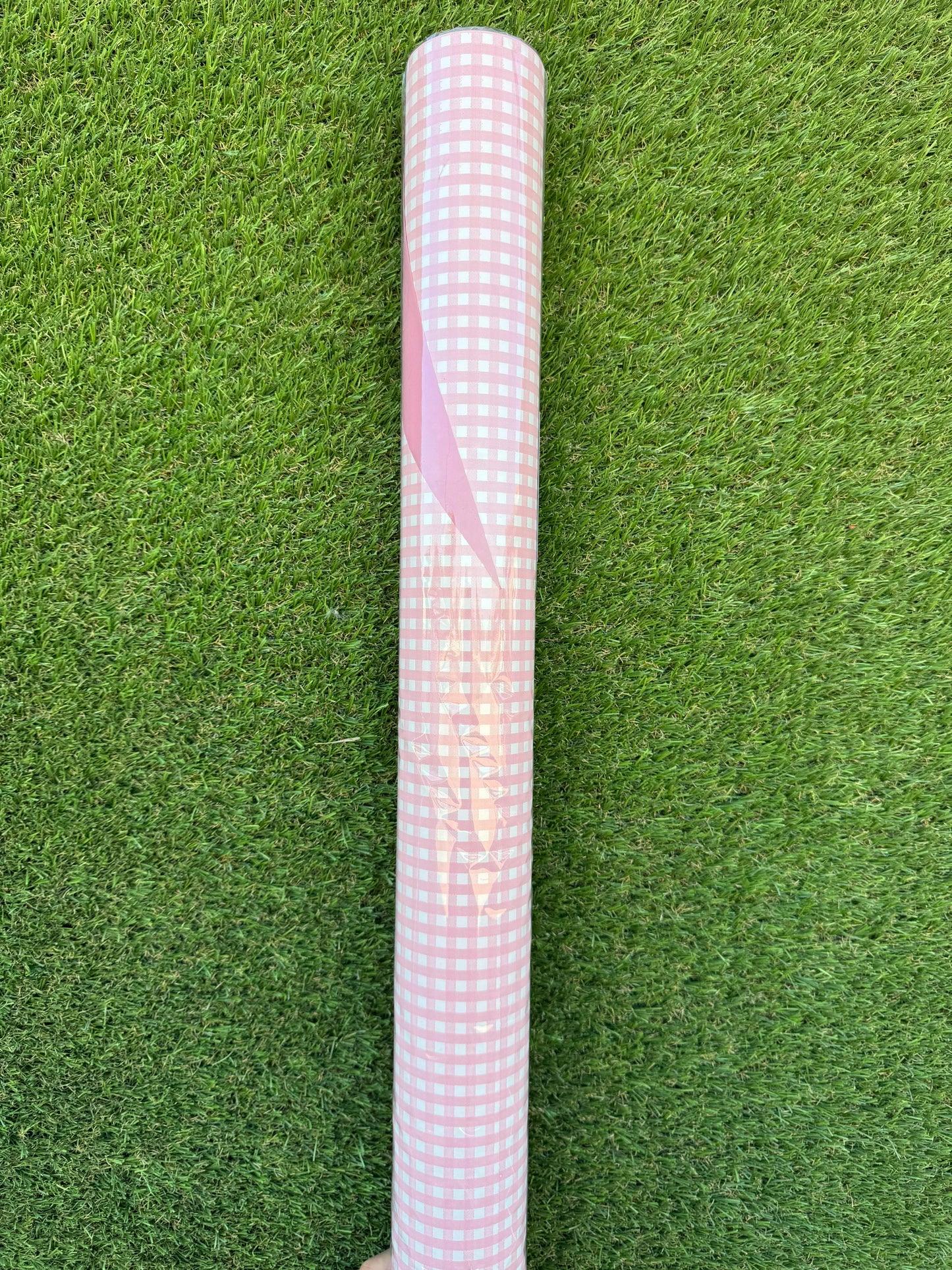 Rollo Perlato Doble Cara Vichy Rosa 70cmx50m